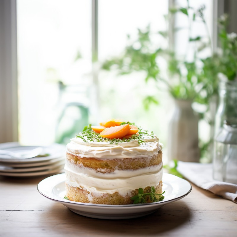 Vegetarian Vanilla Cake