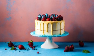 Vegetarian Vanilla Cake