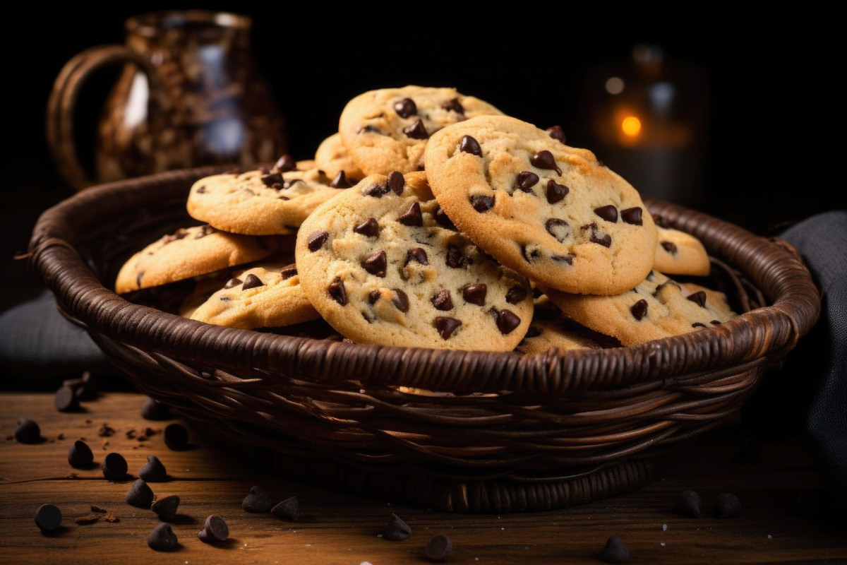 veg chocolate chip cookies