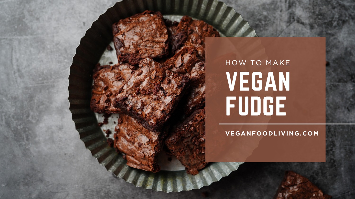 vegan fudge