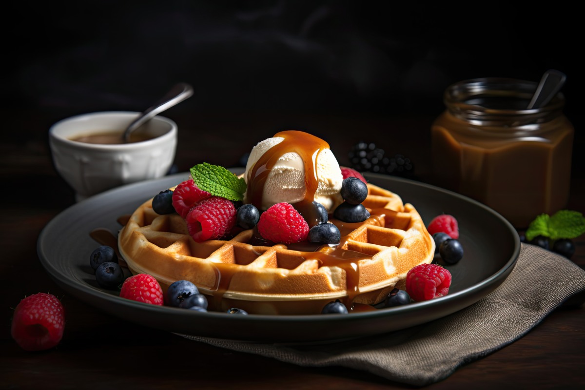 vegan waffles